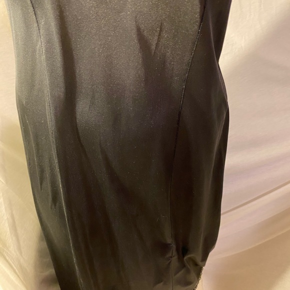 Vanity Fair Black Vintage  Long Slip Size 32 - Picture 2 of 5